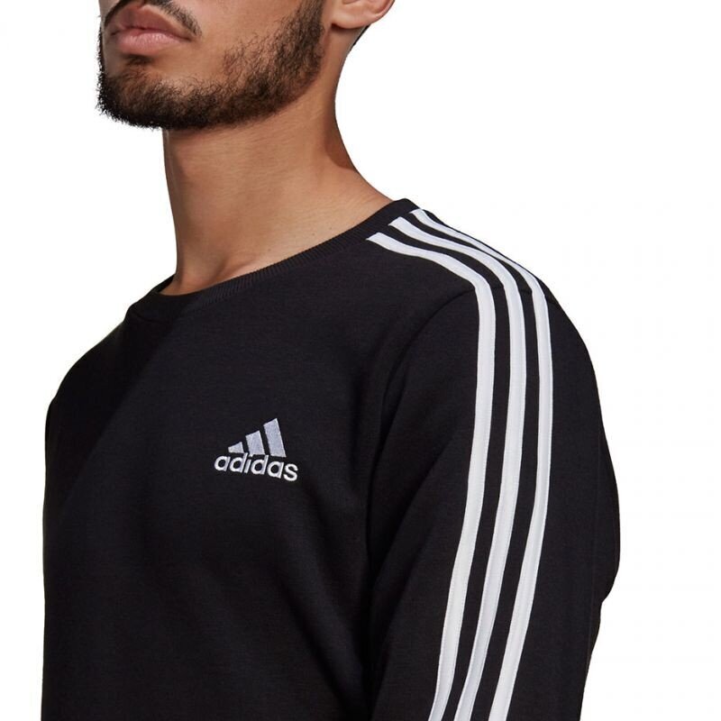 Vīriešu džemperis Adidas Essentials M GK9106, melns cena un informācija | Vīriešu jakas | 220.lv