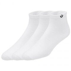 Носки для мужчин и женщин Asics Easy Low 3P 3023A021 100, белые цена и информация | Мужские носки | 220.lv