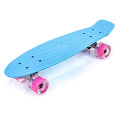 Скейтборд Meteor Pennyboard, синий/розовый цена и информация | Скейтборды | 220.lv