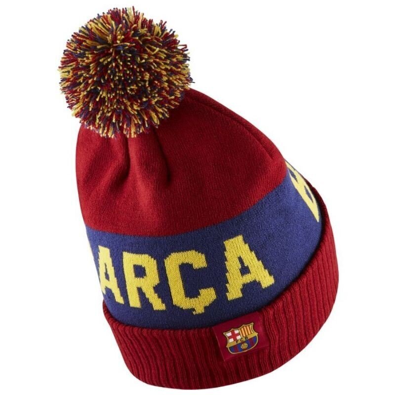 Cepure zēniem Nike FC Barcelona Beanie CK1734 620 цена и информация | Ziemas apģērbs bērniem | 220.lv