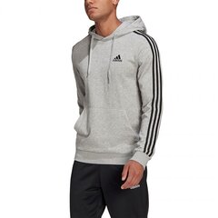 Džemperis vīriešiem Adidas Essentials Hoodie M GK9080, pelēks cena un informācija | Vīriešu jakas | 220.lv