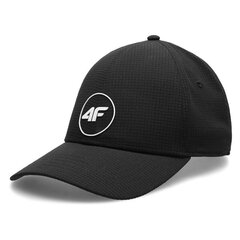 Cepure vīriešiem 4F M H4L21-CAM007 20S, melna cena un informācija | Vīriešu cepures, šalles, cimdi | 220.lv
