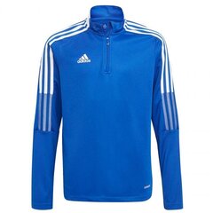 Bērnu džemperis Adidas Tiro 21 Training Top Youth Jr GM7322, zils cena un informācija | Zēnu jakas, džemperi, žaketes, vestes | 220.lv
