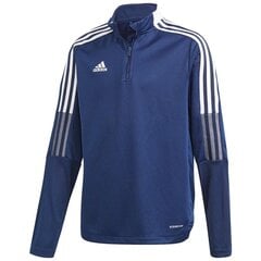 Bērnu džemperis Adidas Tiro 21 Training Top Youth Jr GK9661, tumši zils cena un informācija | Zēnu jakas, džemperi, žaketes, vestes | 220.lv