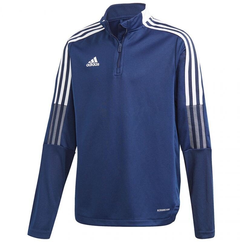 Bērnu džemperis Adidas Tiro 21 Training Top Youth Jr GK9661, tumši zils цена и информация | Zēnu jakas, džemperi, žaketes, vestes | 220.lv