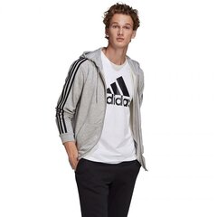 Džemperis vīriešiem Adidas Essentials Hoodie M GK9034, pelēks cena un informācija | Vīriešu jakas | 220.lv