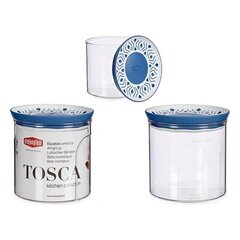 Контейнер для сыпучих продуктов Stefanplast Tosca, синий, пластиковый, 700 мл цена и информация | Посуда для хранения еды | 220.lv