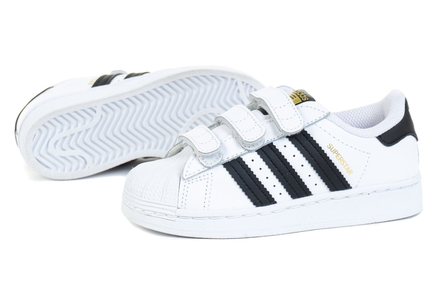 Sporta apavi bērniem Adidas Superstar CF C EF4838, balti cena un informācija | Sporta apavi bērniem | 220.lv