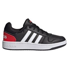 Детская спортивная обувь Adidas Hoops 2.0 Jr FY7015, черная цена и информация | Стильные кеды для детей | 220.lv