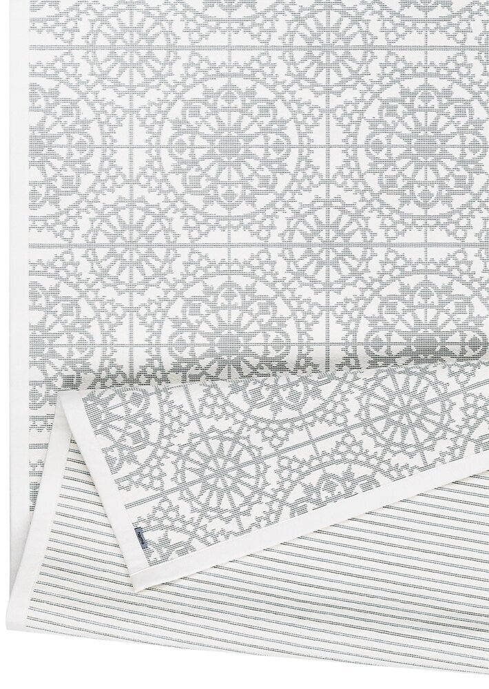 Divpusējais šenila paklājs Narma smartWeave RAADI, baltā krāsā - dažādi izmēri, 100 x 160 cm цена и информация | Paklāji | 220.lv