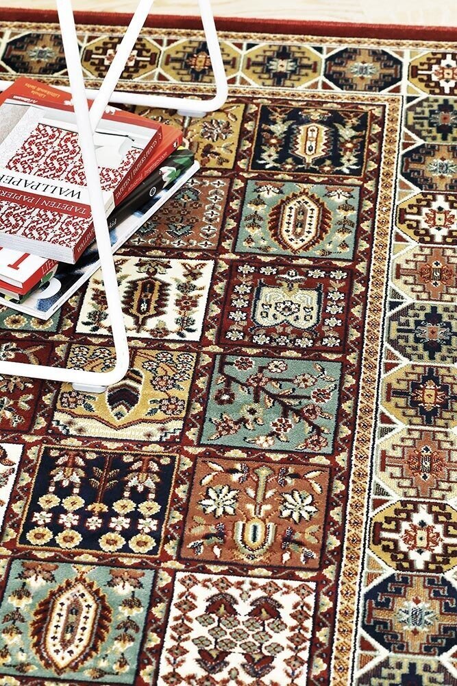 Narma viskozes paklājs Zahra, sarkans - dažādi izmēri, 80 x 125 cm cena un informācija | Paklāji | 220.lv