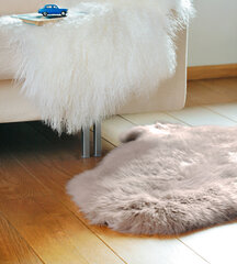 Narma paklājs no dabīgām aitādām Merino M, mink - dažādi izmēri, 170 x 180 cm cena un informācija | Paklāji | 220.lv