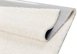 Narma bārkšu paklājs SPICE, baltā krāsā - dažādi izmēri, Ø 133 cm цена и информация | Ковры | 220.lv