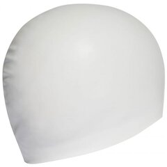 Peldcepure Adidas silicone cap white FJ4965, balta cena un informācija | Peldcepures | 220.lv
