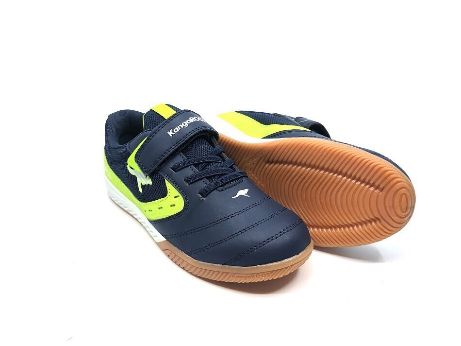 Kangaroos apavi bērniem K5-Court EV zili_laima zaļi cena un informācija | Sporta apavi bērniem | 220.lv
