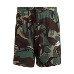 Шорты для мужчин Adidas Essentials Camouflage M GK9621, зеленые цена и информация | Мужские шорты | 220.lv