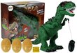 Attālināti vadāms dinozaurs, kas dēj olas Lean Toys Dinosour, zaļš cena un informācija | Rotaļlietas zēniem | 220.lv