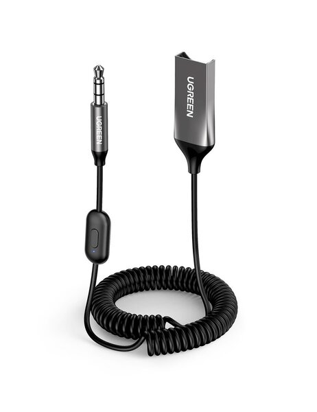 UGREEN USB Audio Adapter Bluetooth 5.0, AUX (black) цена | 220.lv