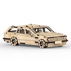 Деревянный конструктор BMW E34 цена и информация | Конструкторы и кубики | 220.lv