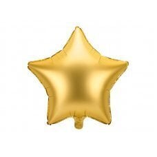 Воздушный шар из фольги Star, 48 см, золото цена и информация | Шары | 220.lv