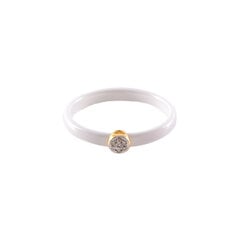 Керамическое кольцо с бриллиантами ZGFY00654R5YD цена и информация | Обручи | 220.lv