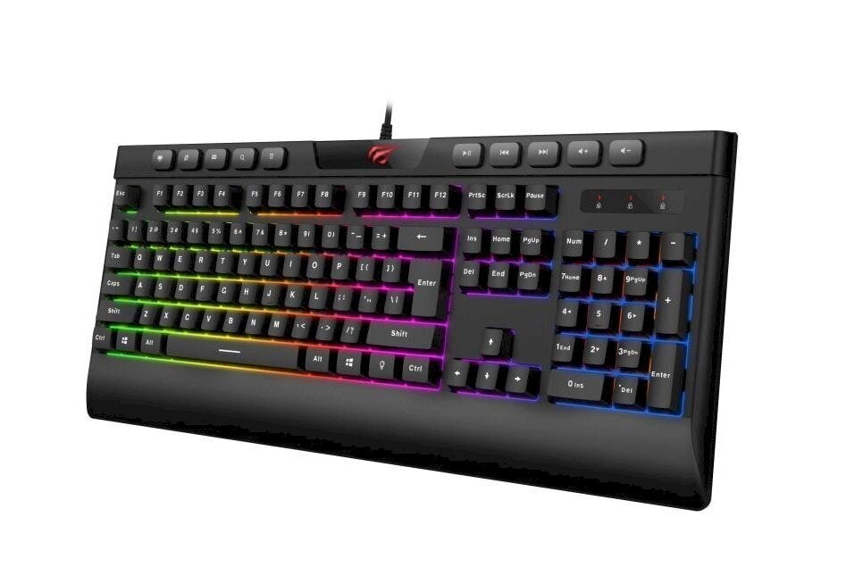 Gaming keyboard Havit KB487L cena un informācija | Klaviatūras | 220.lv