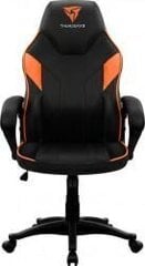 Spēļu krēsls ThunderX3 Aerocool EC1, melns/oranžs цена и информация | Офисные кресла | 220.lv