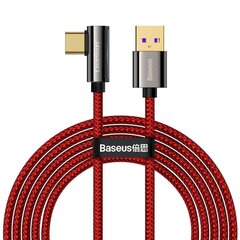 Cable USB to USB-C Baseus Legend Series, 66W, 2m (red) cena un informācija | Savienotājkabeļi | 220.lv