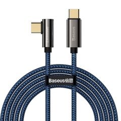 Кабель USB-C - USB-C Baseus Legend Series, PD, 100 Вт, 2 м (синий) цена и информация | Кабели для телефонов | 220.lv