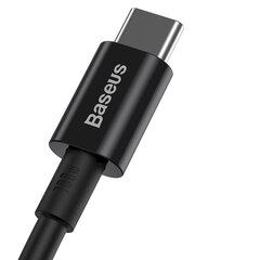 Baseus Superior Series Cable USB-C to USB-C, 100W, 1m (black) cena un informācija | Savienotājkabeļi | 220.lv