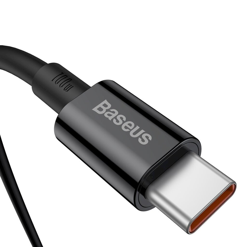 Baseus Superior Series Cable USB-C to USB-C, 100W, 1m (black) цена и информация | Savienotājkabeļi | 220.lv