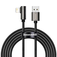 Cable USB to Lightning Baseus Legend Series, 2.4A, 2m (black) cena un informācija | Savienotājkabeļi | 220.lv