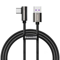 Cable USB to USB-C Baseus Legend Series, 66W, 1m (black) цена и информация | Кабели для телефонов | 220.lv