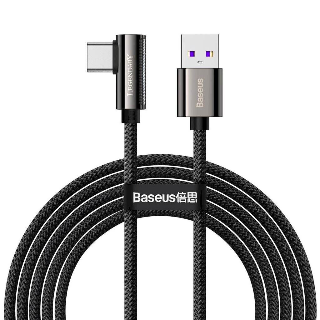 Cable USB to USB-C Baseus Legend Series, 66W, 2m (black) cena un informācija | Savienotājkabeļi | 220.lv