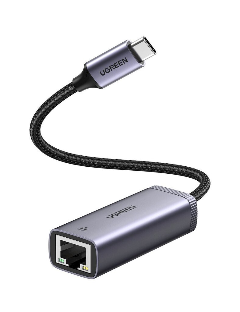 UGREEN CM483 USB-C to RJ45 network adapter (grey) цена и информация | Adapteri un USB centrmezgli | 220.lv
