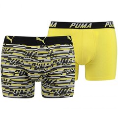 Vīriešu apakšbikses Puma Logo Aop M 907596 02 boxer shorts, 2 gab. цена и информация | Мужские трусы | 220.lv