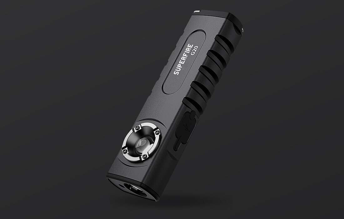 Daudzfunkcionāls lāzera lukturītis Superfire G20, USB, 470lm cena un informācija | Lukturi | 220.lv