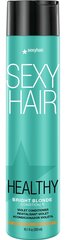 Kondicionieris ar violetu pigmentu Sexy Hair Healthy Bright Blonde 300 ml cena un informācija | Matu kondicionieri, balzāmi | 220.lv