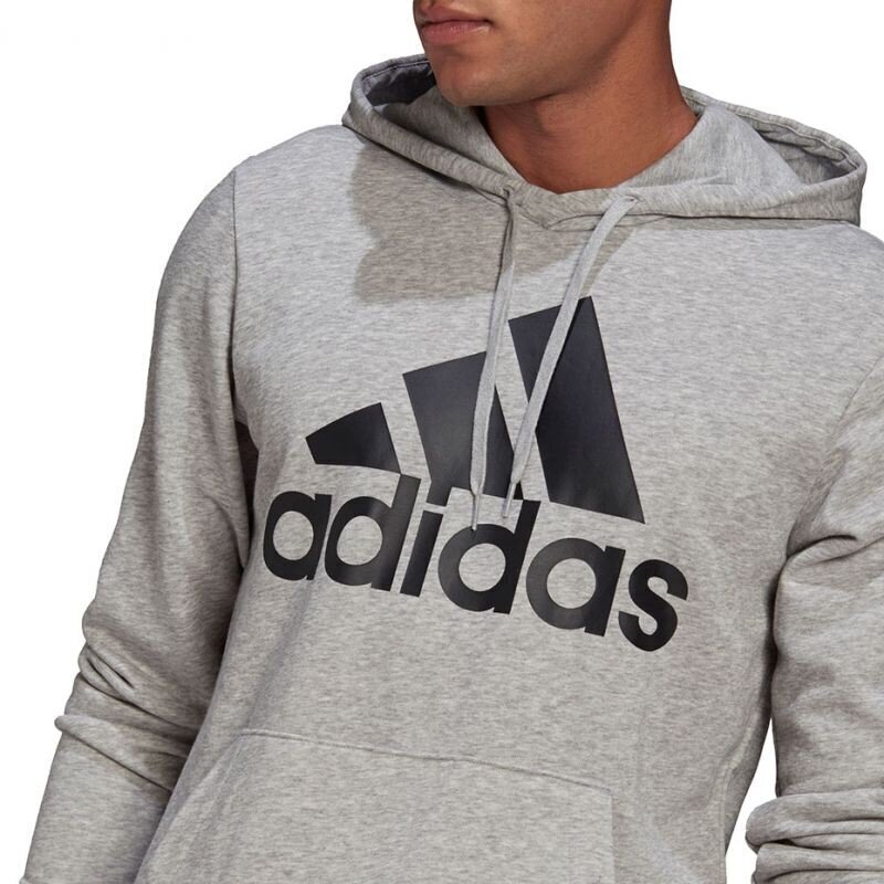 Džemperis vīriešiem Adidas Essentials Hoodie M GK9541, pelēks цена и информация | Vīriešu jakas | 220.lv