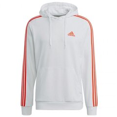 Džemperis vīriešiem Adidas Essentials Hoodie M GM3246, balts cena un informācija | Vīriešu jakas | 220.lv