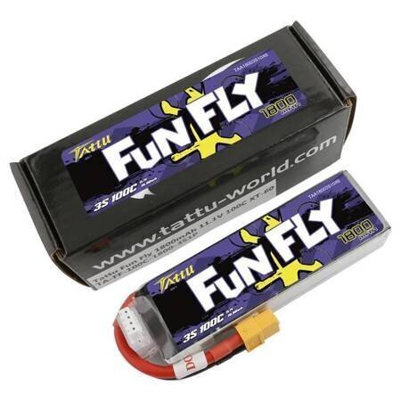 Akumulators Tattu Funfly 1800mAh 11.1V 100C 3S1P XT60 cena un informācija | Smart ierīces un piederumi | 220.lv
