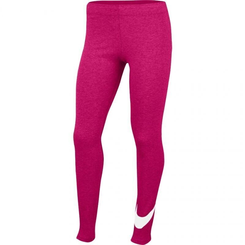 Sporta bikses bērniem Nike G NSW Favorites Swsh Legging Jr AR4076 615, rozā cena un informācija | Bikses meitenēm | 220.lv