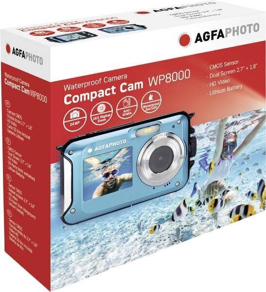 AgfaPhoto Realishot WP8000 cena un informācija | Digitālās fotokameras | 220.lv