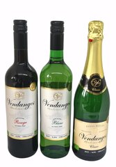 Bezalkoholisko vīnu degustācijas komplekts Vendanges cena un informācija | Bezalkoholiskie dzērieni | 220.lv