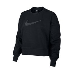 Sieviešu džemperis Nike Get Fit Crew Swoosh W CU5506-010, melns cena un informācija | Sporta apģērbs sievietēm | 220.lv