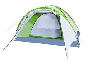 Туристическая палатка Nevada, 4 чел., зеленая цена и информация | Палатки | 220.lv