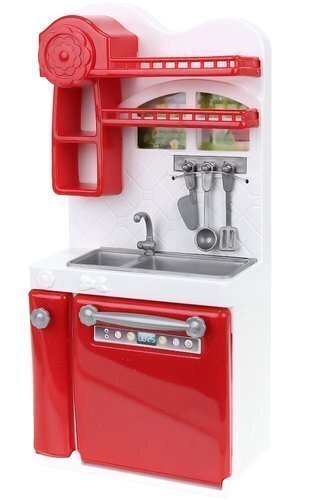 Virtuve lellēm Doll's Kitchen 27cm 3 moduļi 9425 / XL14133 cena un informācija | Rotaļlietas meitenēm | 220.lv