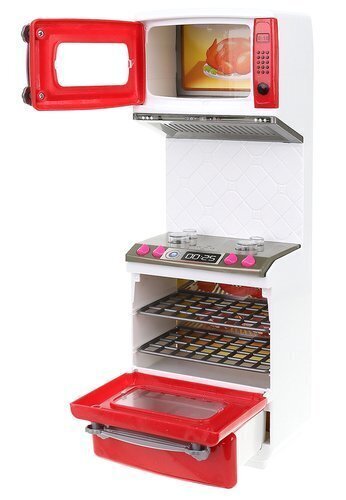 Virtuve lellēm Doll's Kitchen 27cm 3 moduļi 9425 / XL14133 cena un informācija | Rotaļlietas meitenēm | 220.lv