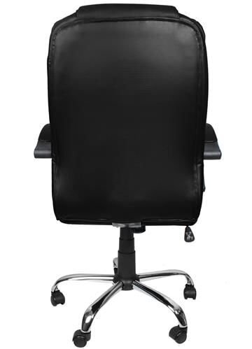 Grozāmais biroja krēsls hroma melns 8983 цена и информация | Biroja krēsli | 220.lv