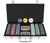 „Texas Strong 300 Tokens“ pokera komplekts + čemodāns 9554 cena un informācija | Azartspēles, pokers | 220.lv